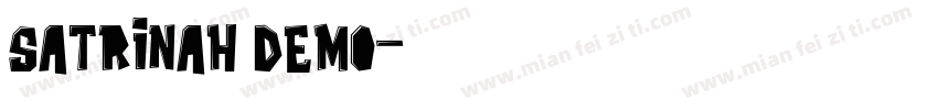 Satrinah Demo字体转换